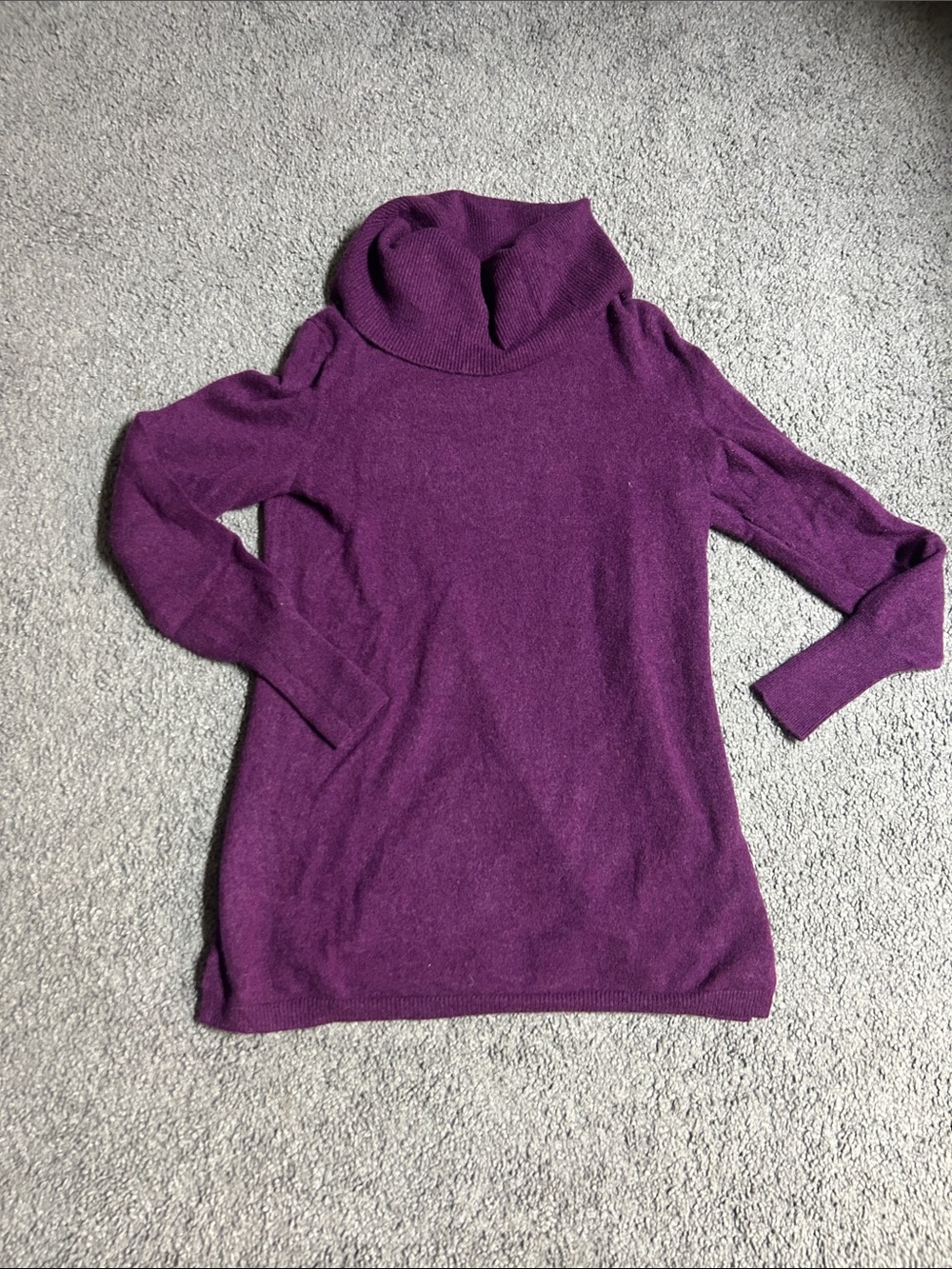 Talbots Pure Cashmere purple Sweater